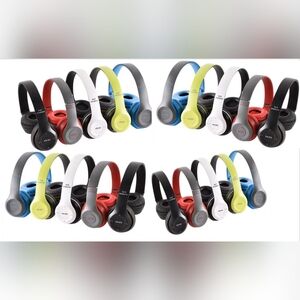 20 Stereo  Headset Bluetooth 5.0 + EDR BLACK WHITE RED BLUE GREEN free Gift Wrap
